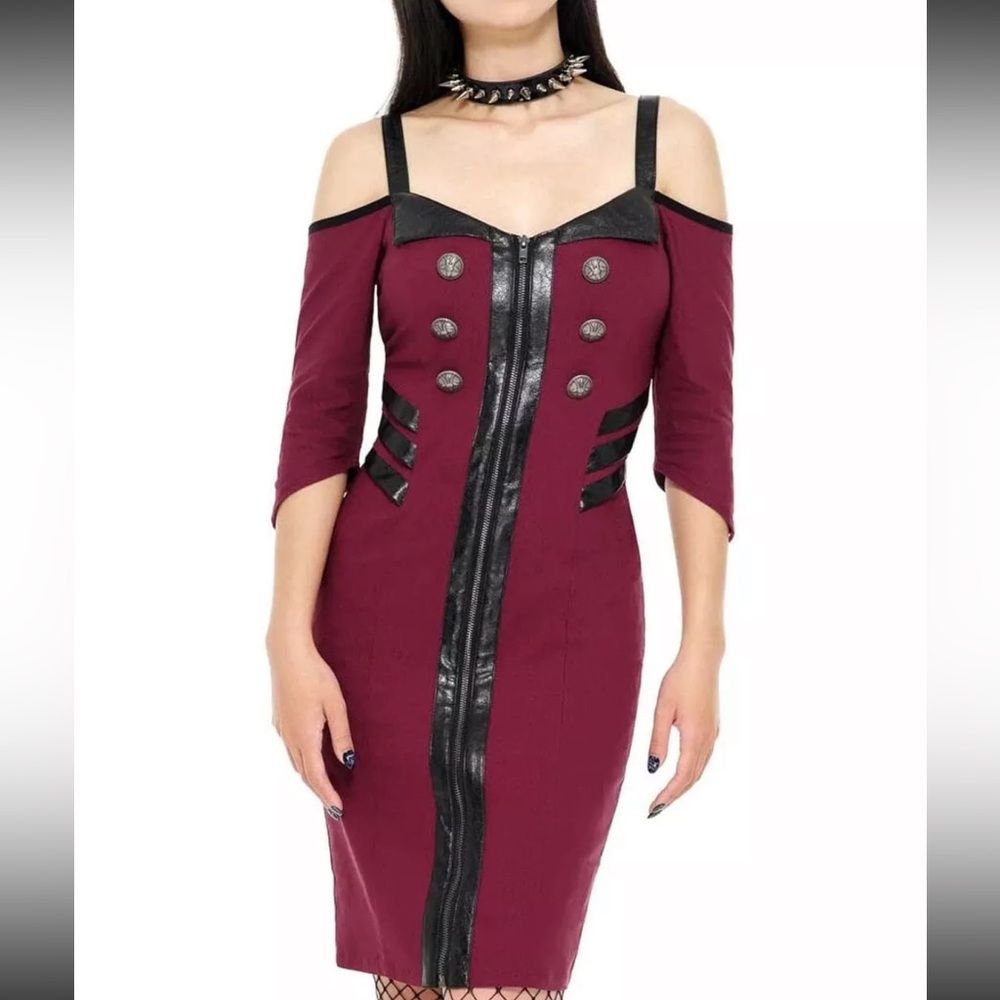 Miss Stardust - Blood Pencil Dress - Small